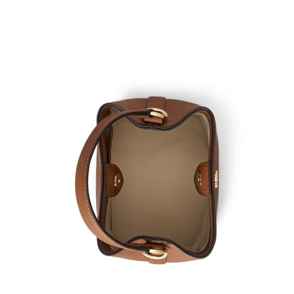 Petit sac seau Reese &agrave; hachure crois&eacute;e