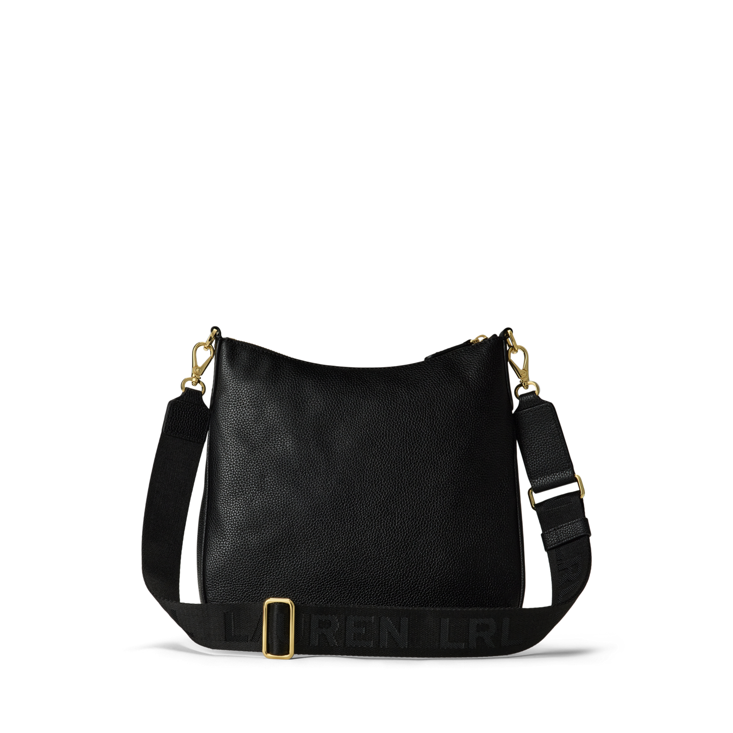 Женская сумка Ralph Lauren Pebbled Leather Large Cameryn Crossbody, цвет: Чёрный — фото 2