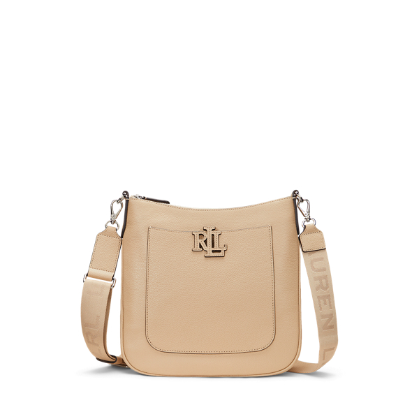 【追跡あり】Ralph Lauren レザーラージキャメリンクロスボディ 追跡あり】Ralph Lauren レザーラージキャメリンクロスボディ
