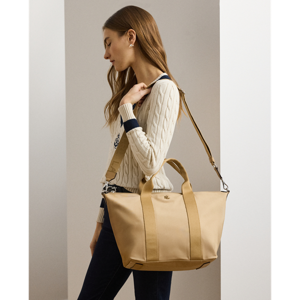 Nylon Extra-Large Stevie Zip Tote Bag for Women | Ralph