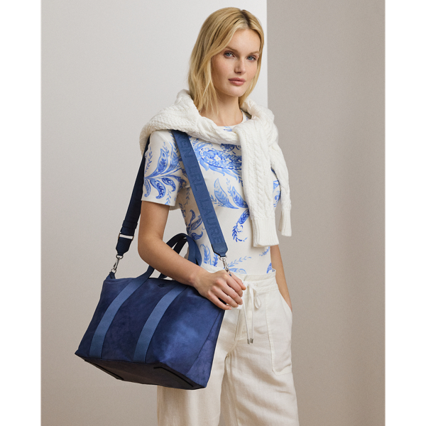 Ralph Lauren★Nylon Extra-Large Stevie Zip Tote Bag Nylon Extra-Large Stevie Tote Bag