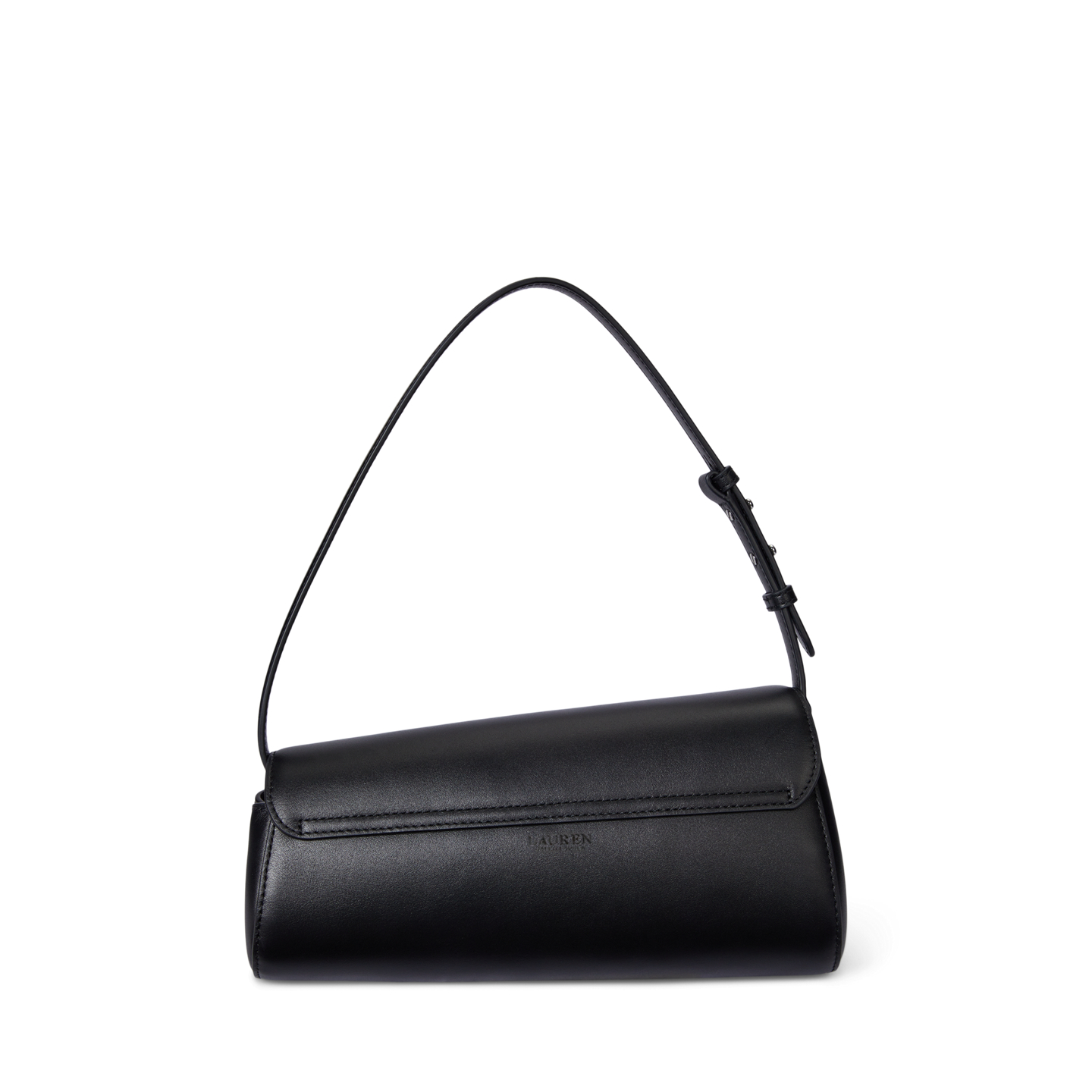 Женская сумка Ralph Lauren Leather Medium Tasha East-West, цвет: Чёрный — фото 2