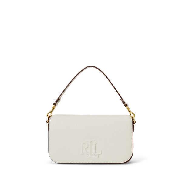 Pebbled Leather Small Adley Shoulder Bag for Women | Ralph Lauren® HR
