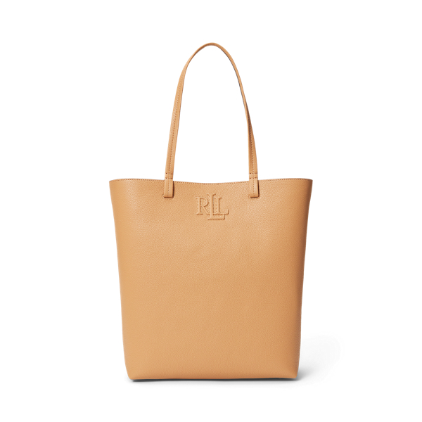 Pebbled Leather Large Adley Tote Bag