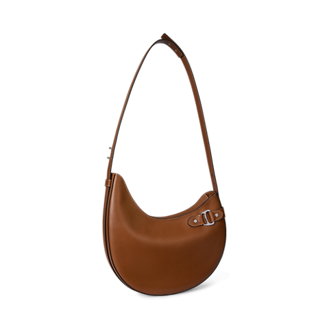 Женская сумка Ralph Lauren Leather Large Tasha Shoulder, цвет: Рыжевато-коричневый