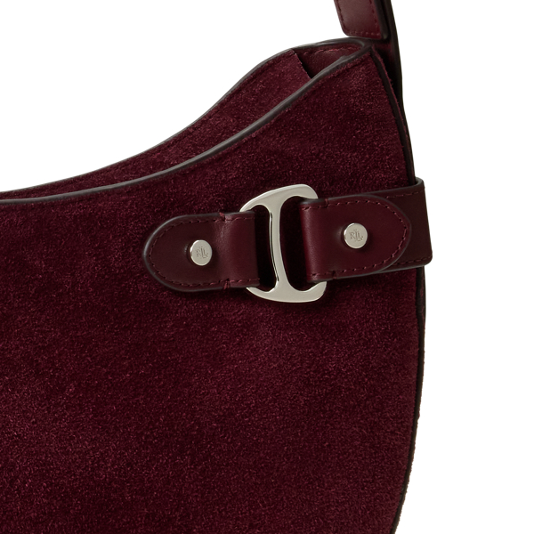 Suede Large Tasha Shoulder Bag