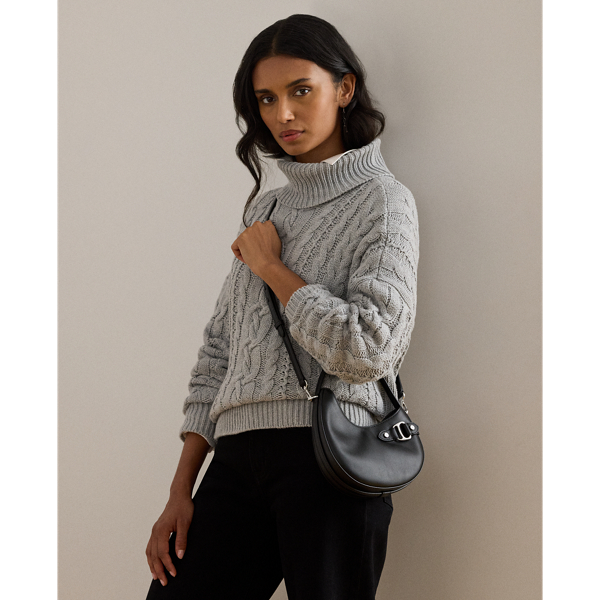 Leather Small Tasha Crossbody Bag