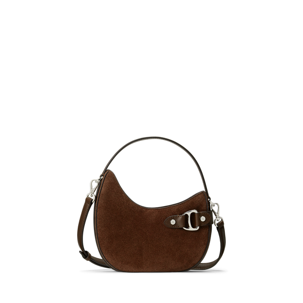 Suede Small Tasha Crossbody Bag