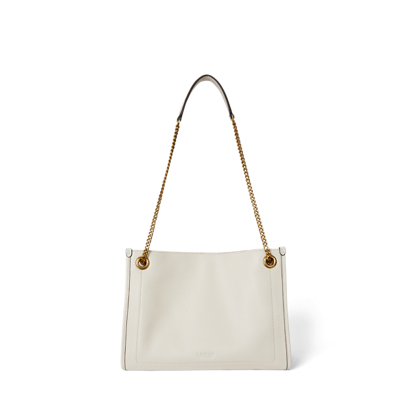 Tragetasche Bradley aus Narbenleder Lauren in Sanftes Wei&szlig; 4