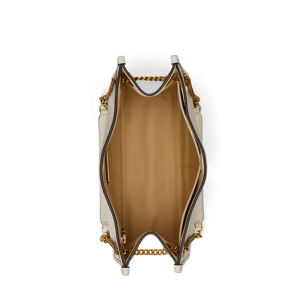 Tragetasche Bradley aus Narbenleder Lauren in Sanftes Wei&szlig; 5