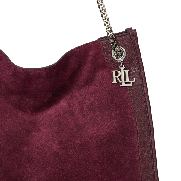 Suede & Leather Large Bradley Tote Bag