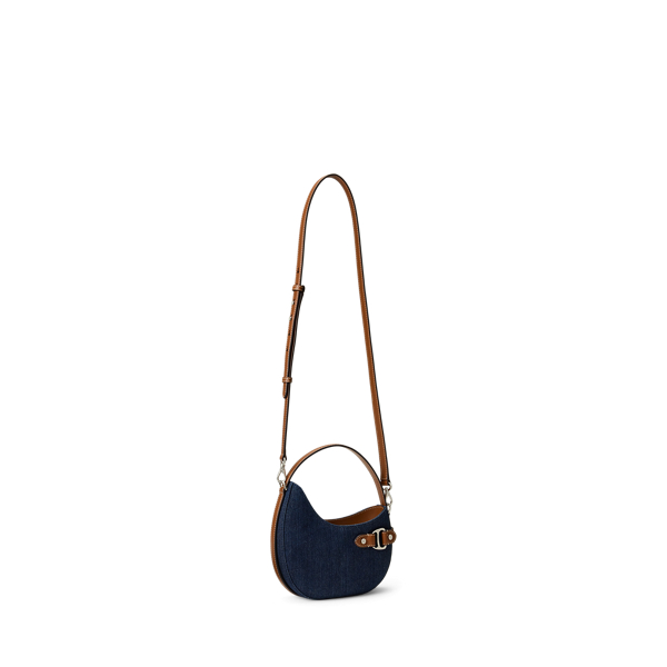 Denim Small Tasha Crossbody Bag