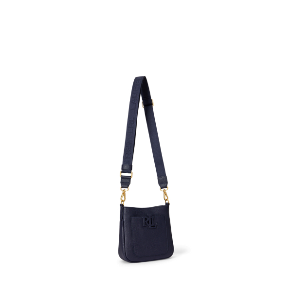 Sac bandouli&egrave;re Cameryn grain&eacute; Lauren en Marine raffin&eacute; 3