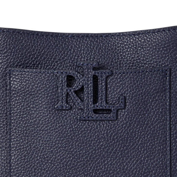 Sac bandouli&egrave;re Cameryn grain&eacute; Lauren en Marine raffin&eacute; 6