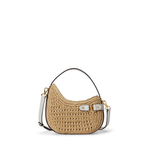 Kleine Umhängetasche Tasha aus Stroh