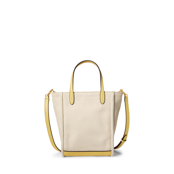 Tote Cameryn piccola in rete Lauren in Naturale/Sorbetto limone 3