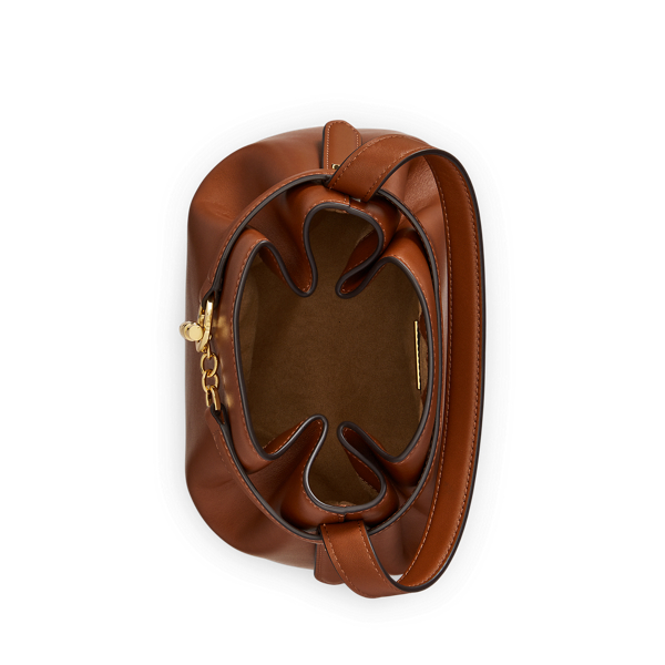 Lauren Tan Leather Medium Blaike Bucket Bag Lauren 5