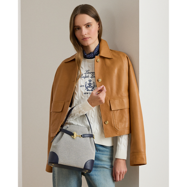 Canvas Medium Blaike Bucket Bag