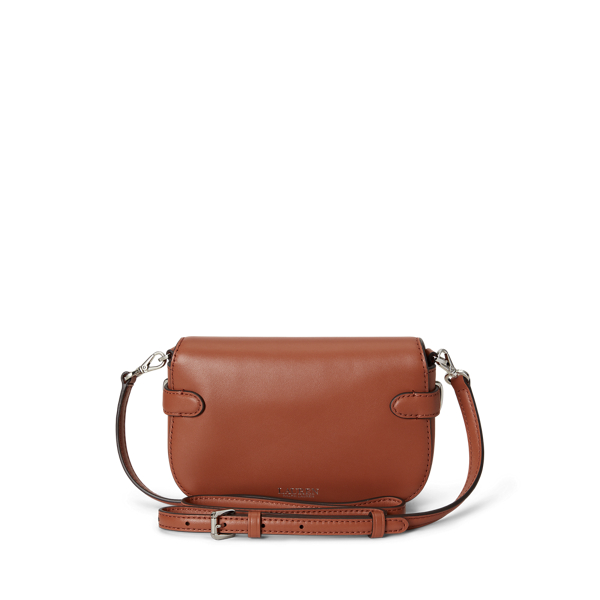 Red Terracotta Leather Small Blaike Crossbody Bag Lauren 3