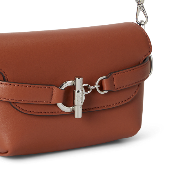 Red Terracotta Leather Small Blaike Crossbody Bag Lauren 5