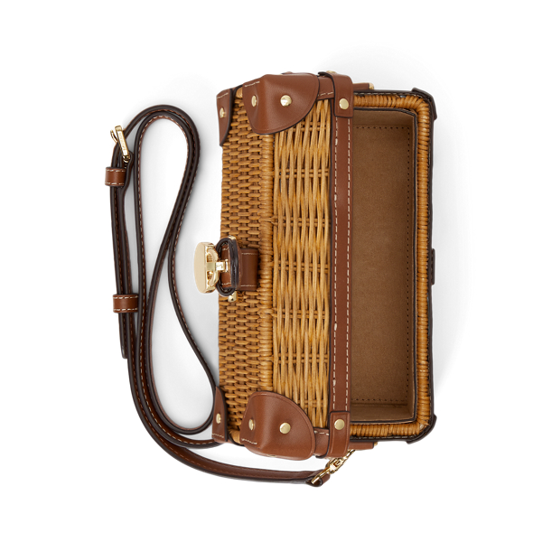 Light Walnut/Lauren Tan Rattan Small Tanner Luggage Crossbody Lauren 6