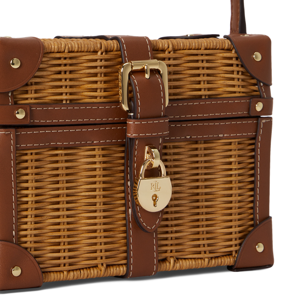 Light Walnut/Lauren Tan Rattan Small Tanner Luggage Crossbody Lauren 7
