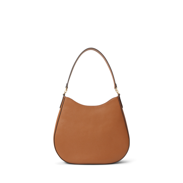 Lauren Tan Pebbled Leather Large Adley Shoulder Bag Lauren 3