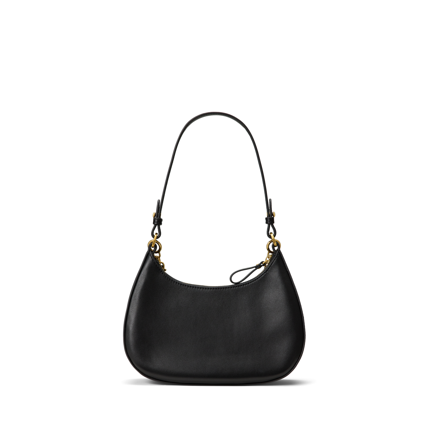 Женская сумка Ralph Lauren Leather Medium Marcy Zip Shoulder, цвет: Чёрный — фото 2