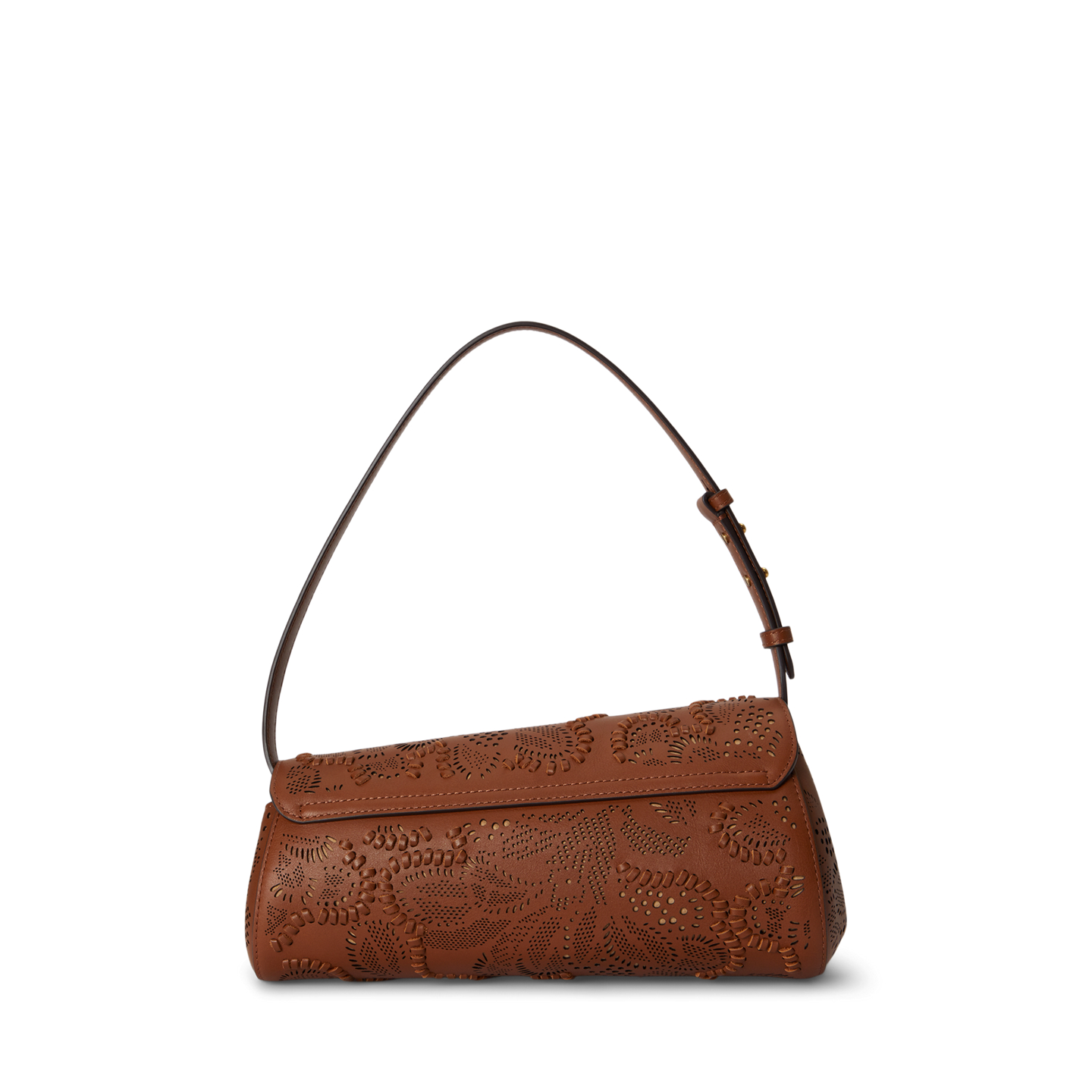 Женская сумка Ralph Lauren Tooled Medium Tasha East-West, цвет: Рыжевато-коричневый — фото 2