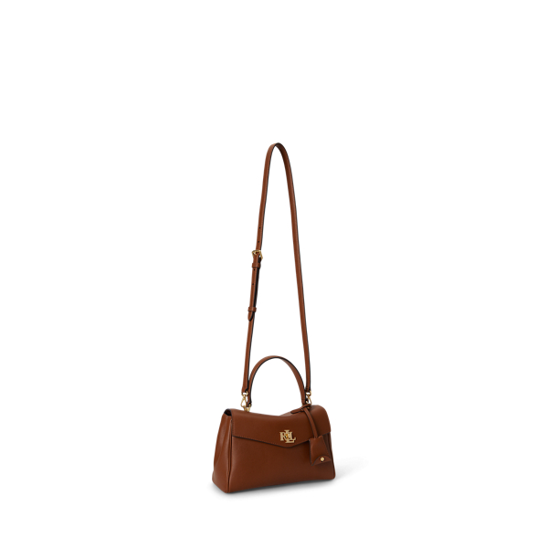 Lauren Tan Nappa Leather Small Farrah Soft Satchel Lauren 3