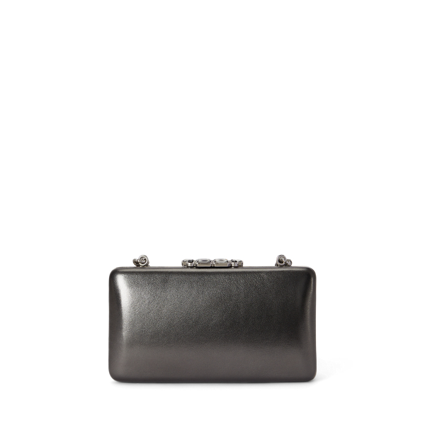 Small Franki Metallic Nappa Clutch