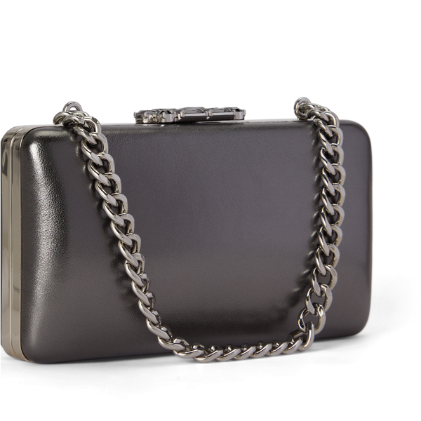 Small Franki Metallic Nappa Clutch