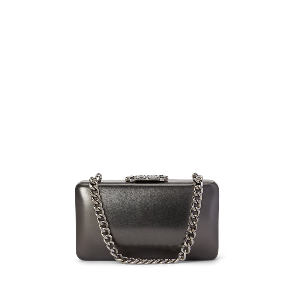 Small Franki Metallic Nappa Clutch