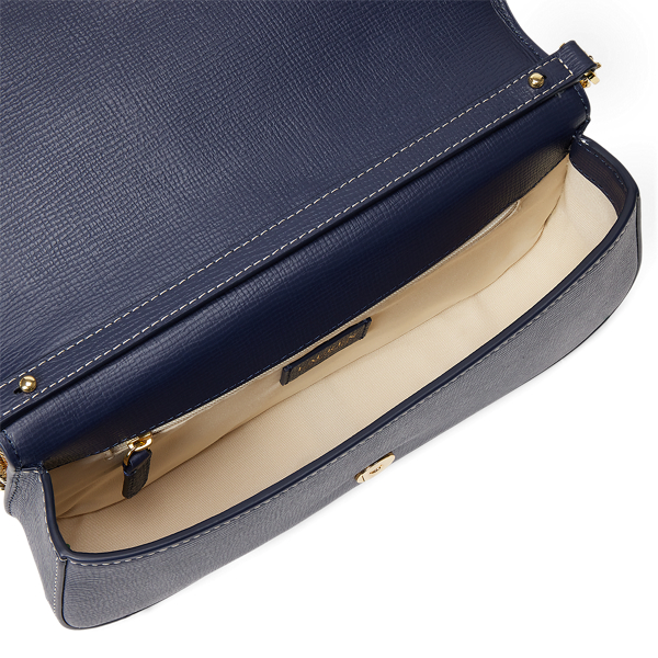 Ntrl/ref Navy/ref Navy Canvas-Leather Medium Rylan Shoulder Bag Lauren 4