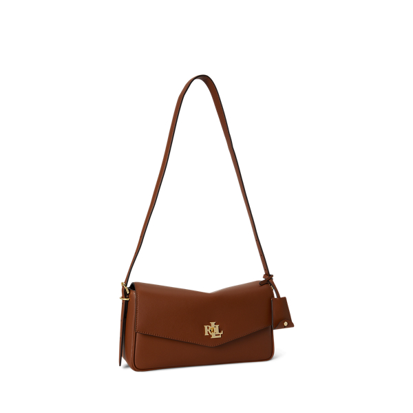 Sac port&eacute; &eacute;paule Farrah moyen cuir nappa Lauren en Sable Lauren 2