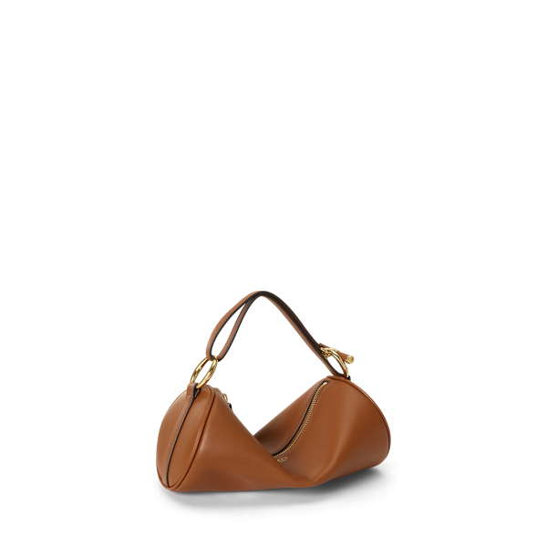 Lauren Tan Nappa Leather Medium Blaike Barrel Bag Lauren 2