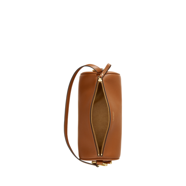 Lauren Tan Nappa Leather Medium Blaike Barrel Bag Lauren 4