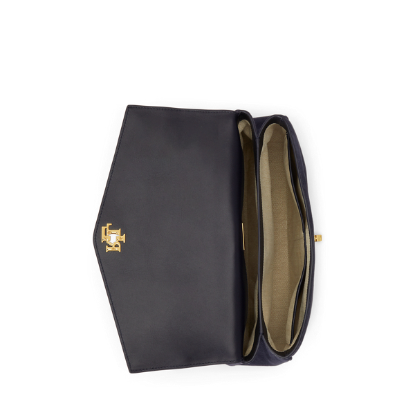 Scarf-Trim Medium Farrah Soft Satchel