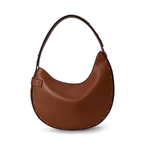 Lauren Tan Large Tasha Studded Leather Shoulder Bag Lauren 4