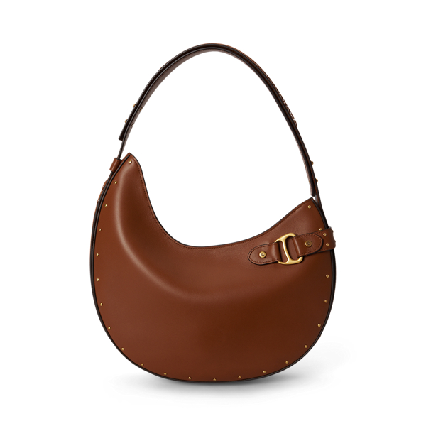 Lauren Tan Large Tasha Studded Leather Shoulder Bag Lauren 1