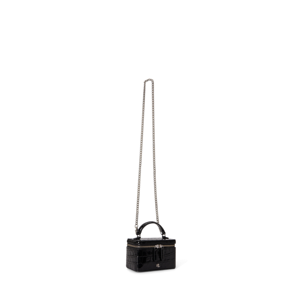 Hallee krokodilpr&auml;glad crossbody-v&auml;ska