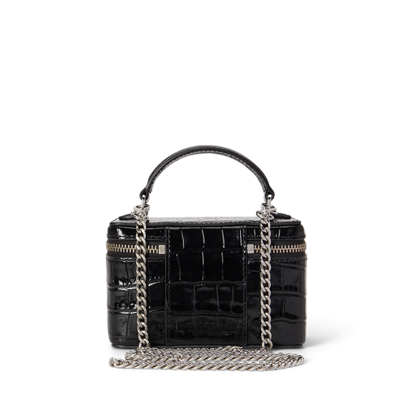 Hallee krokodilpr&auml;glad crossbody-v&auml;ska