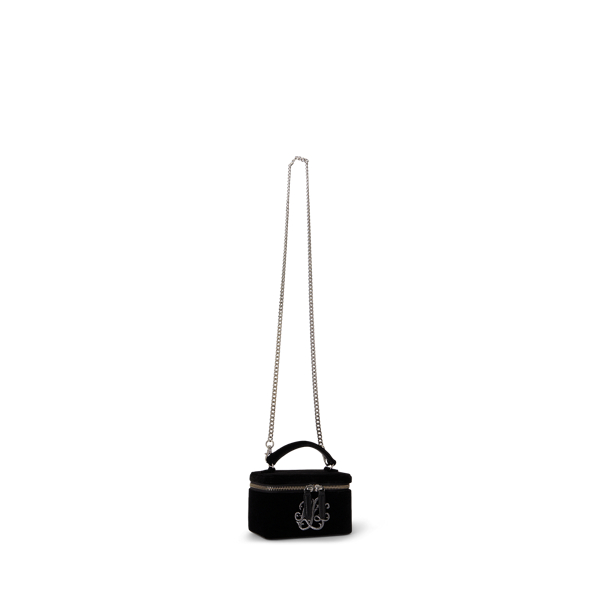 Logo Velvet Small Hallee Crossbody Bag