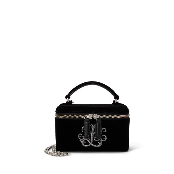 Logo Velvet Small Hallee Crossbody Bag