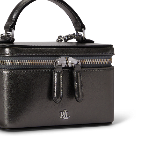 Metallic Small Hallee Crossbody Bag