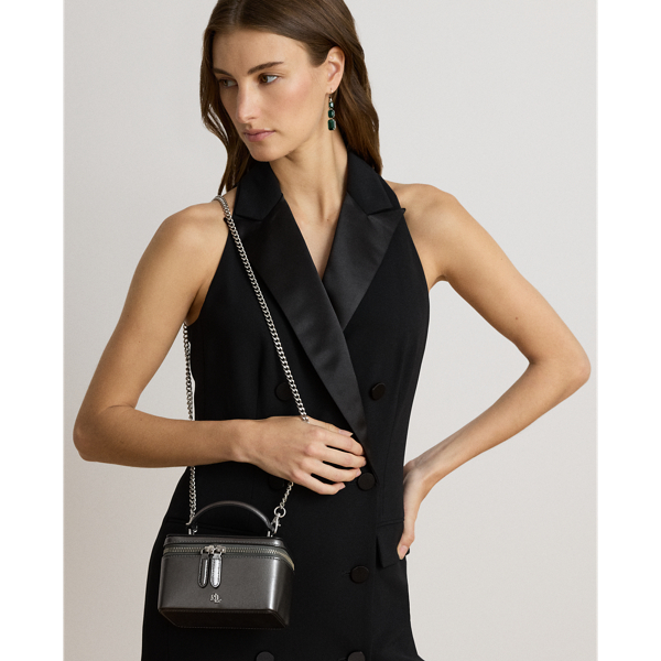 Metallic Small Hallee Crossbody Bag