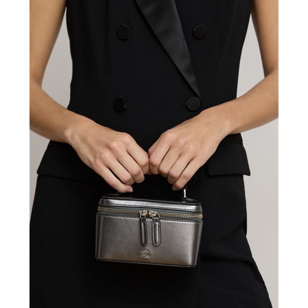 Metallic Small Hallee Crossbody Bag
