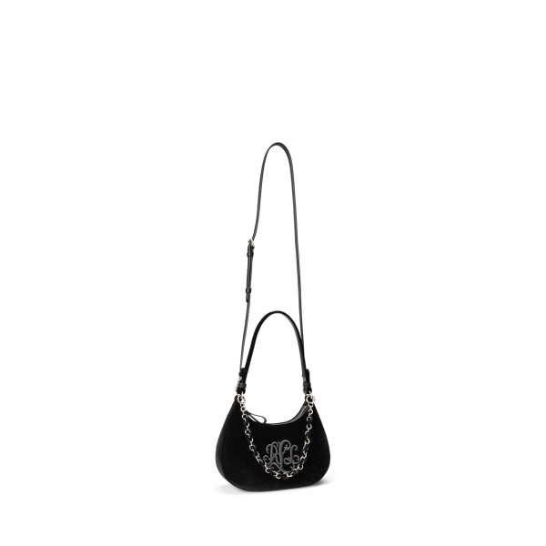 Medium Marcy Velvet Zip Shoulder Bag