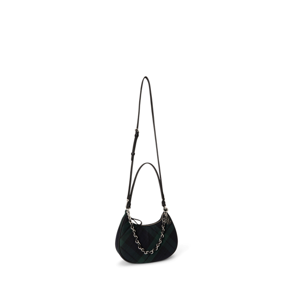 Plaid Medium Marcy Zip Shoulder Bag