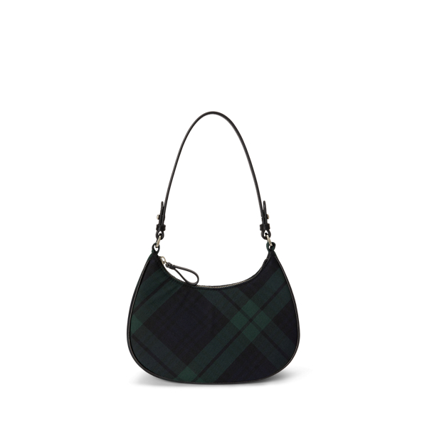 Plaid Medium Marcy Zip Shoulder Bag